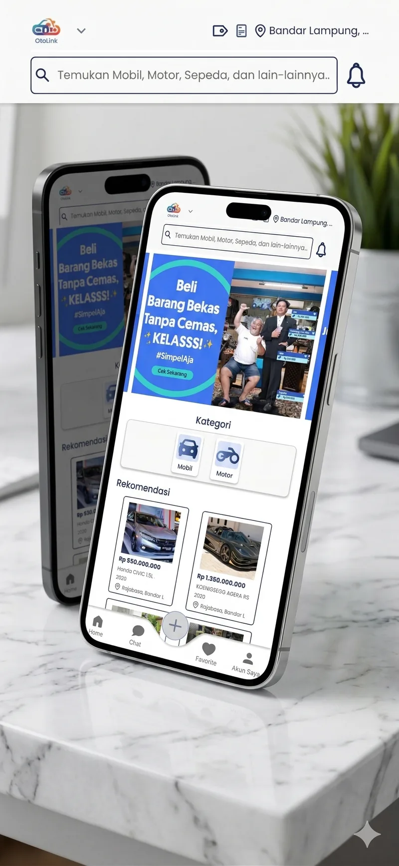 Otolink : Electronic & Vehicle Marketplace App